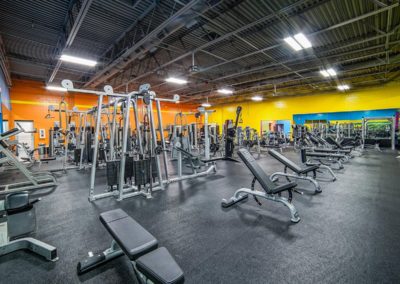 Cable Machines and Free Weights at Blue Moon Fitness Gym in Lincoln