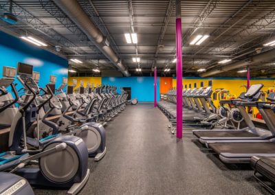 Clean cardio equipment at Blue Moon Fitness Gym in Bellevue