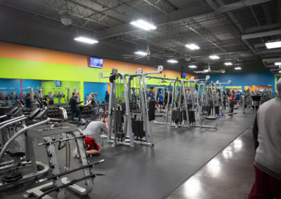Clean facilities at Blue Moon Fitness Gym in Central Omaha