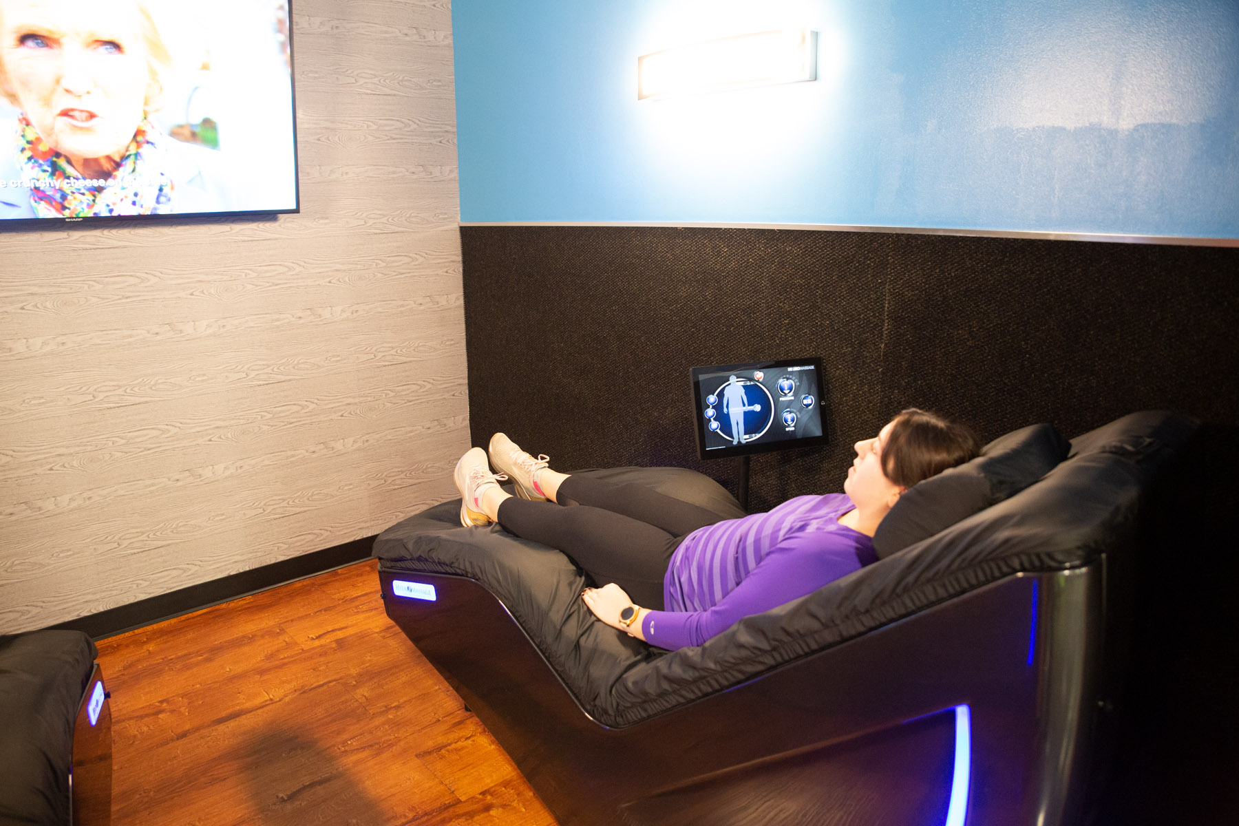 Hydromassage Room at Blue Moon Fitness Gym in North Omaha