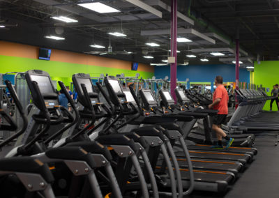 Lots of cardio equipment, never a wait at Blue Moon Fitness Gym in Central Omaha