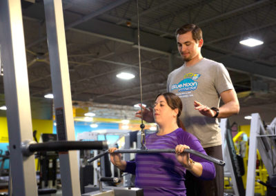 Work with a personal trainer at Blue Moon Fitness Gym in North Omaha