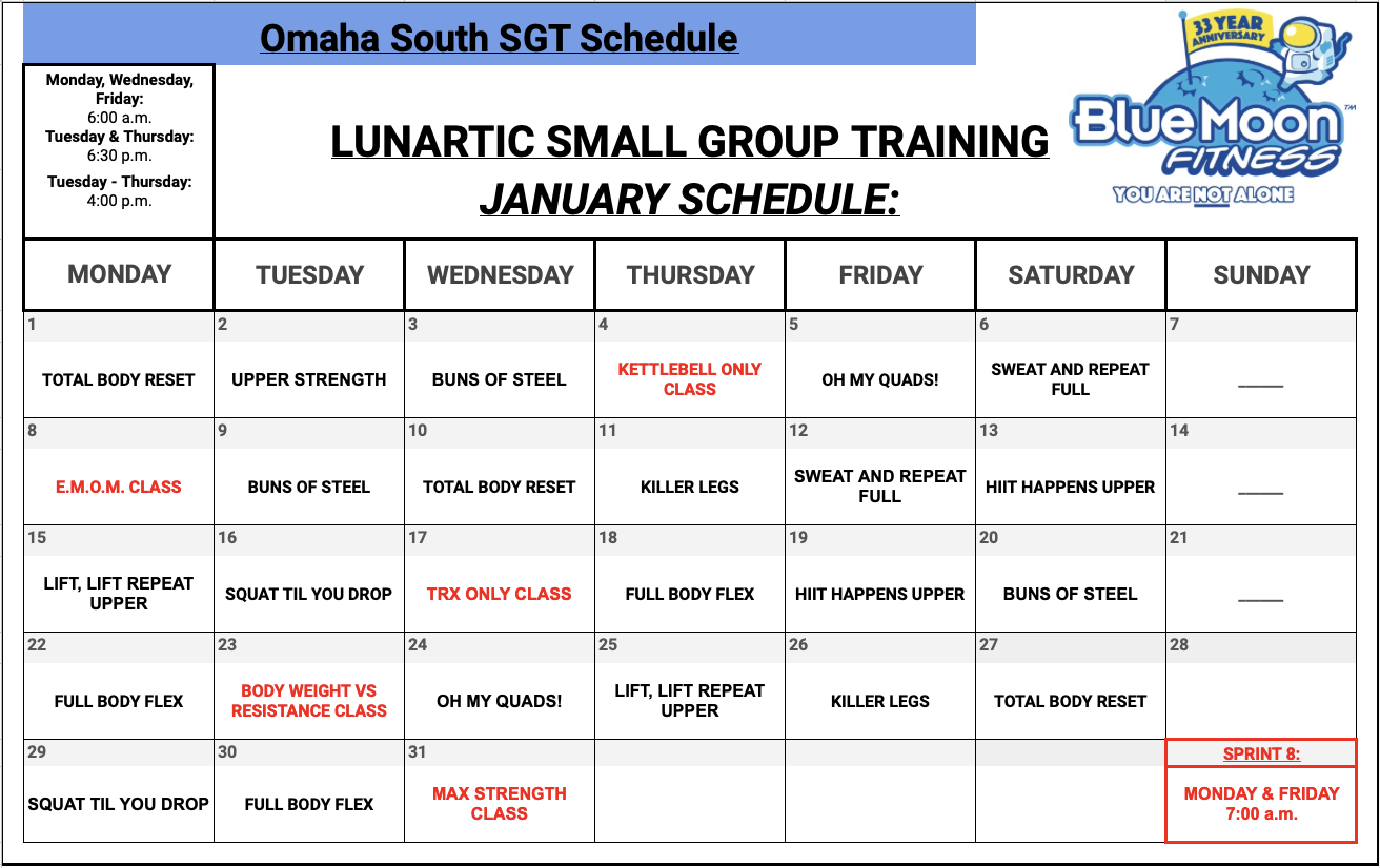 Small Group Training - South