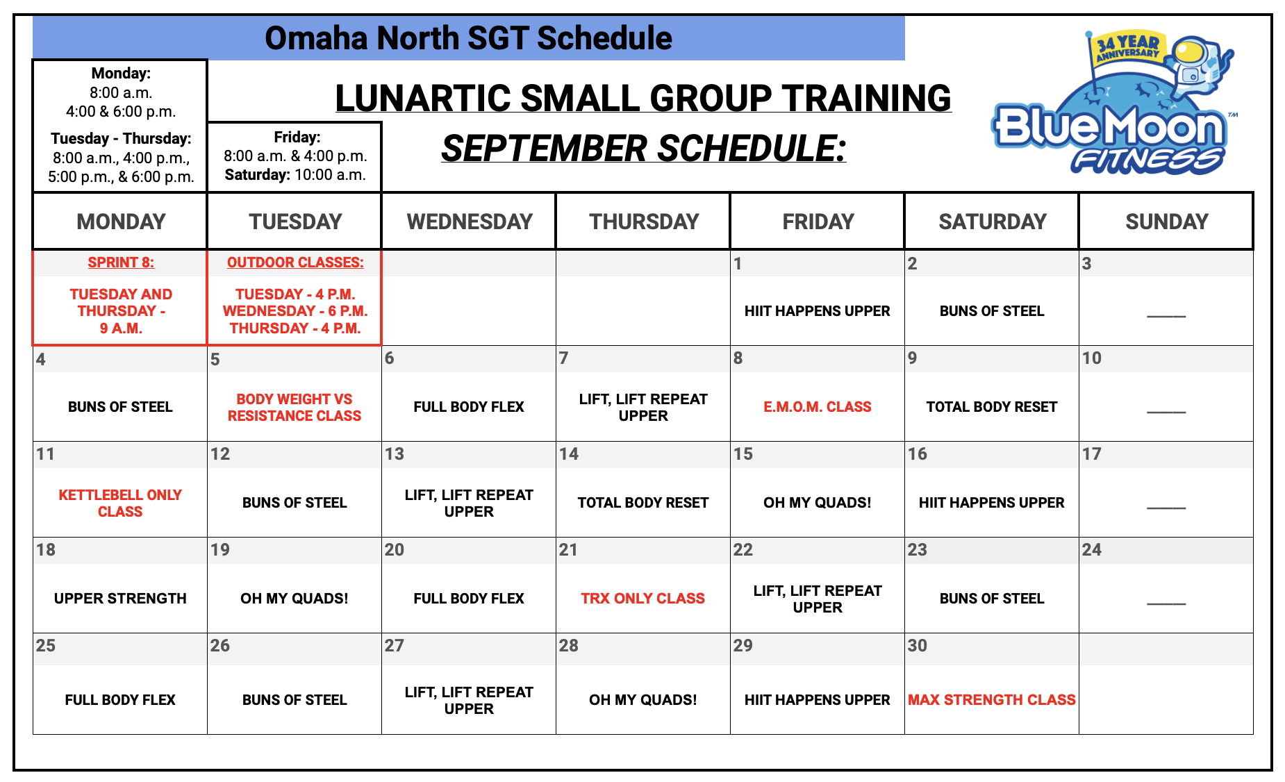 Small Group Training - North